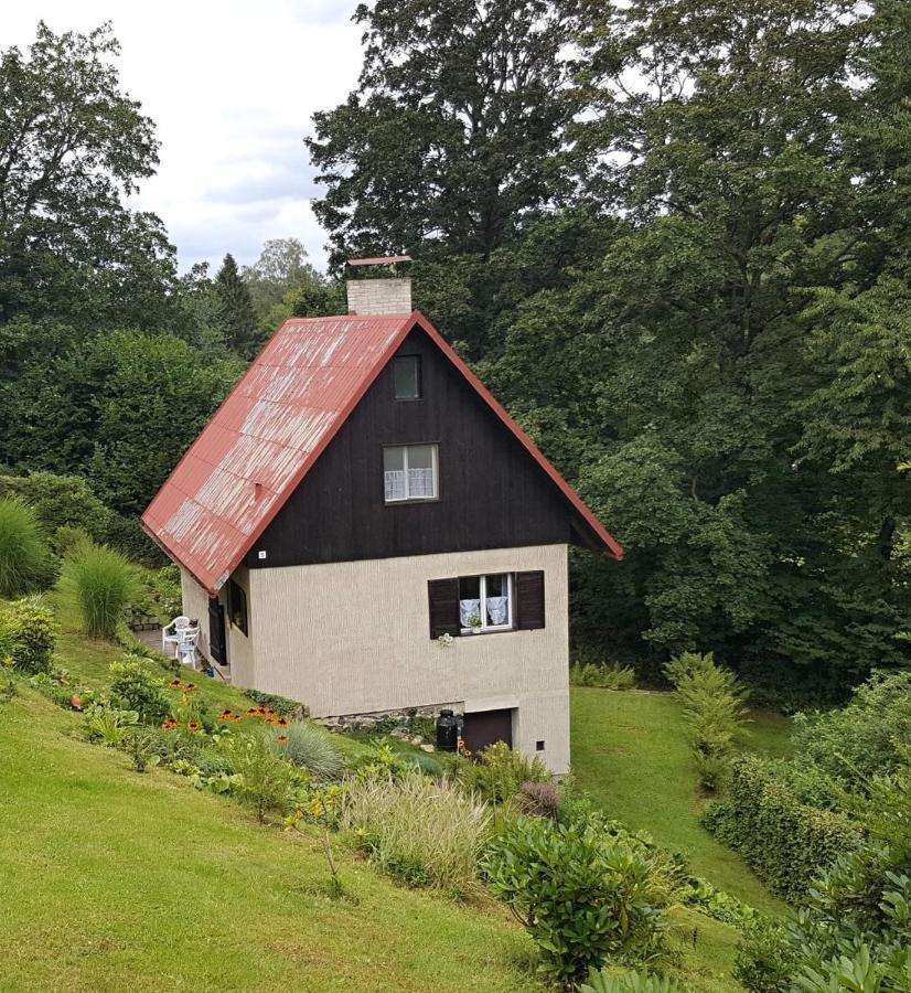 Chata U Koupaliste Chřibská Buitenkant foto